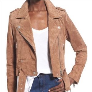 BlankNYC Morning Suede Moto Jacket